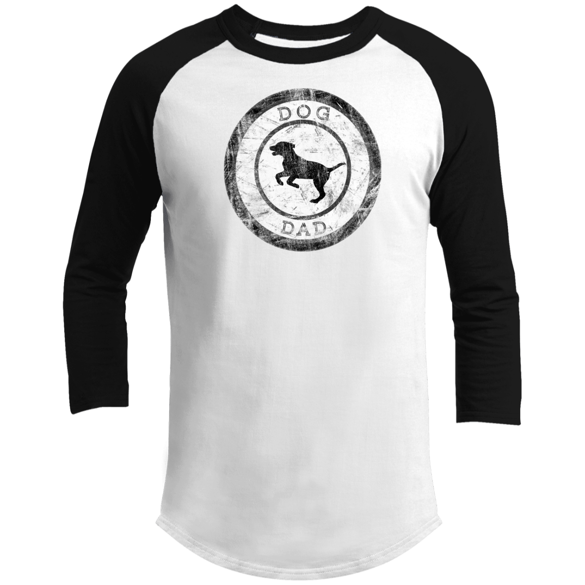 Men's Baseball T, Dog Dad
