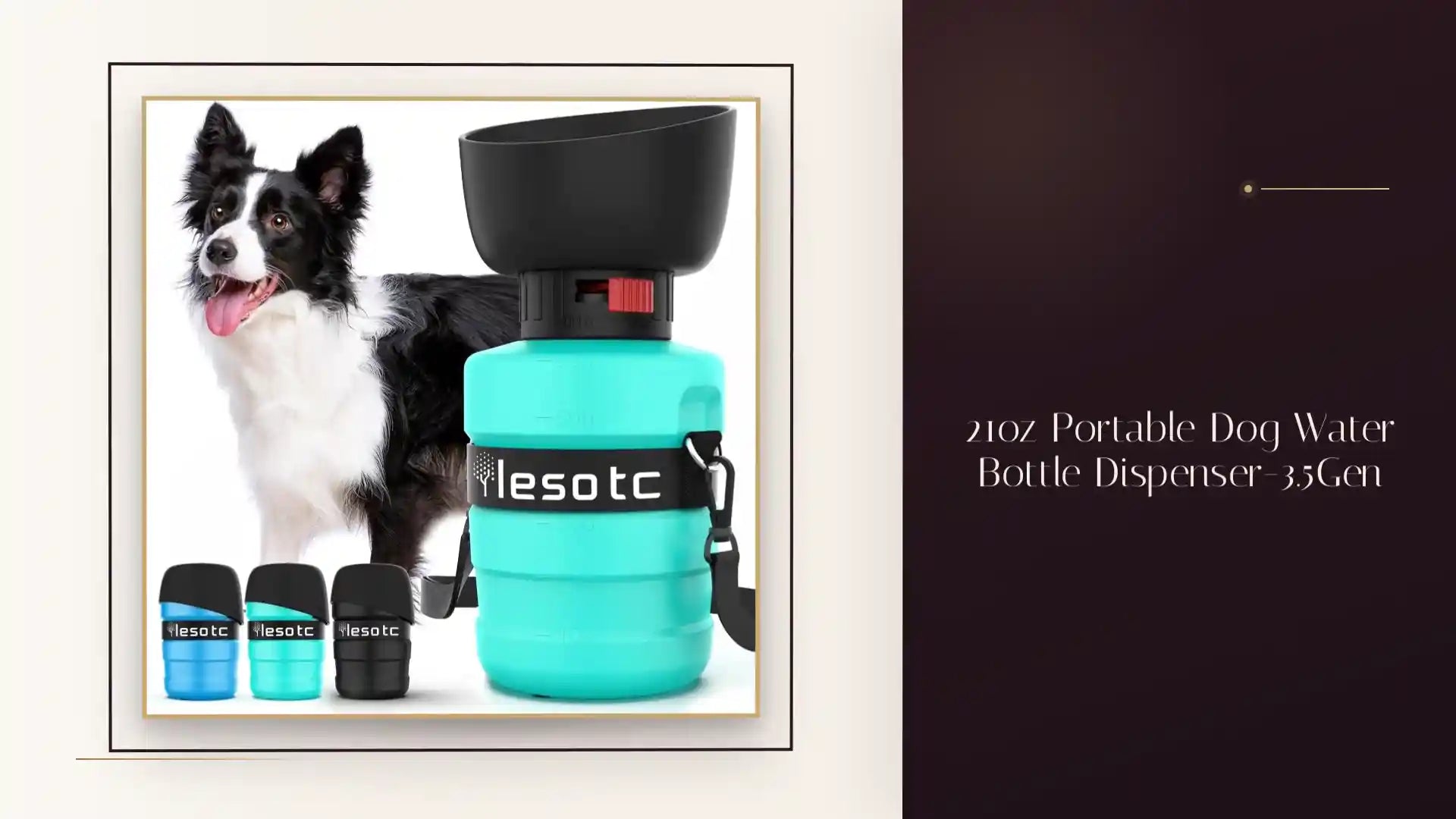 21oz Portable Dog Water Bottle Dispenser-3.5Gen by@Outfy