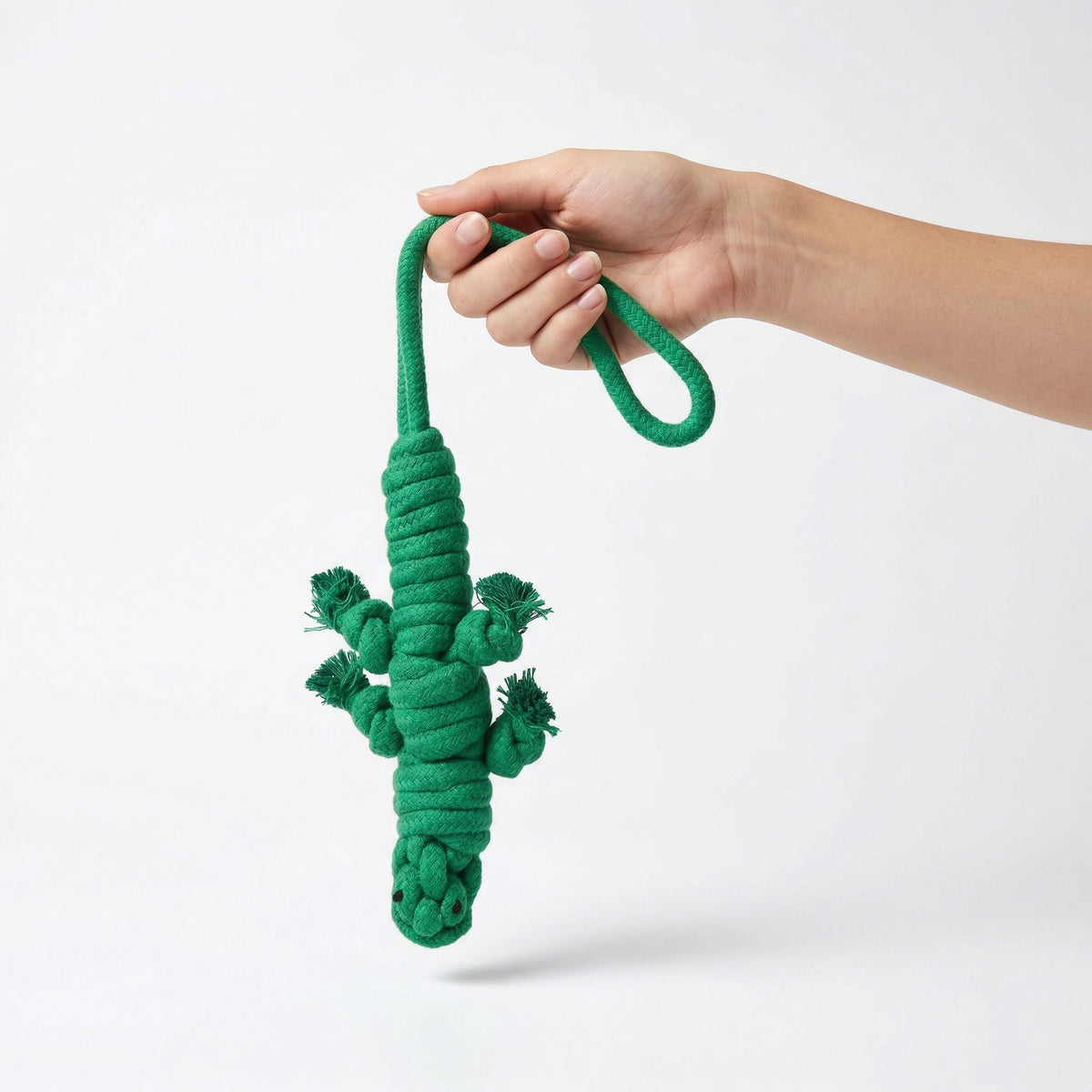 Owen the Green Lizard Rope Toy